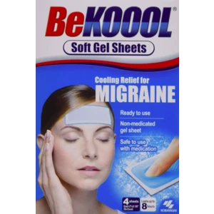 BeKoool Cooling Patches Relief from Migraine - Охлаждающие гелевые пластыри от мигрени и температуры