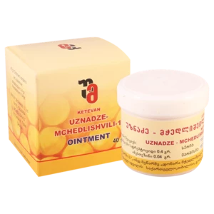 KETEVAN UZNADZE OINTMENT 1 - РЕГЕНЕРИРУЮЩАЯ МАЗЬ С ОБЕЗБОЛИВАЮЩИМ ЭФФЕКТОМ