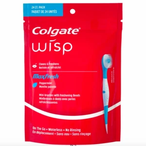 COLGATE WISP MAX FRESH - ОДНОРАЗОВЫЕ ДОРОЖНЫЕ МИНИ-ЗУБНЫЕ ЩЕТКИ