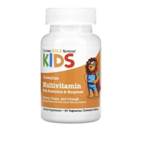 California Gold Nutrition Chewable Multivitamins with Probiotics for Children - Детские мультивитамины