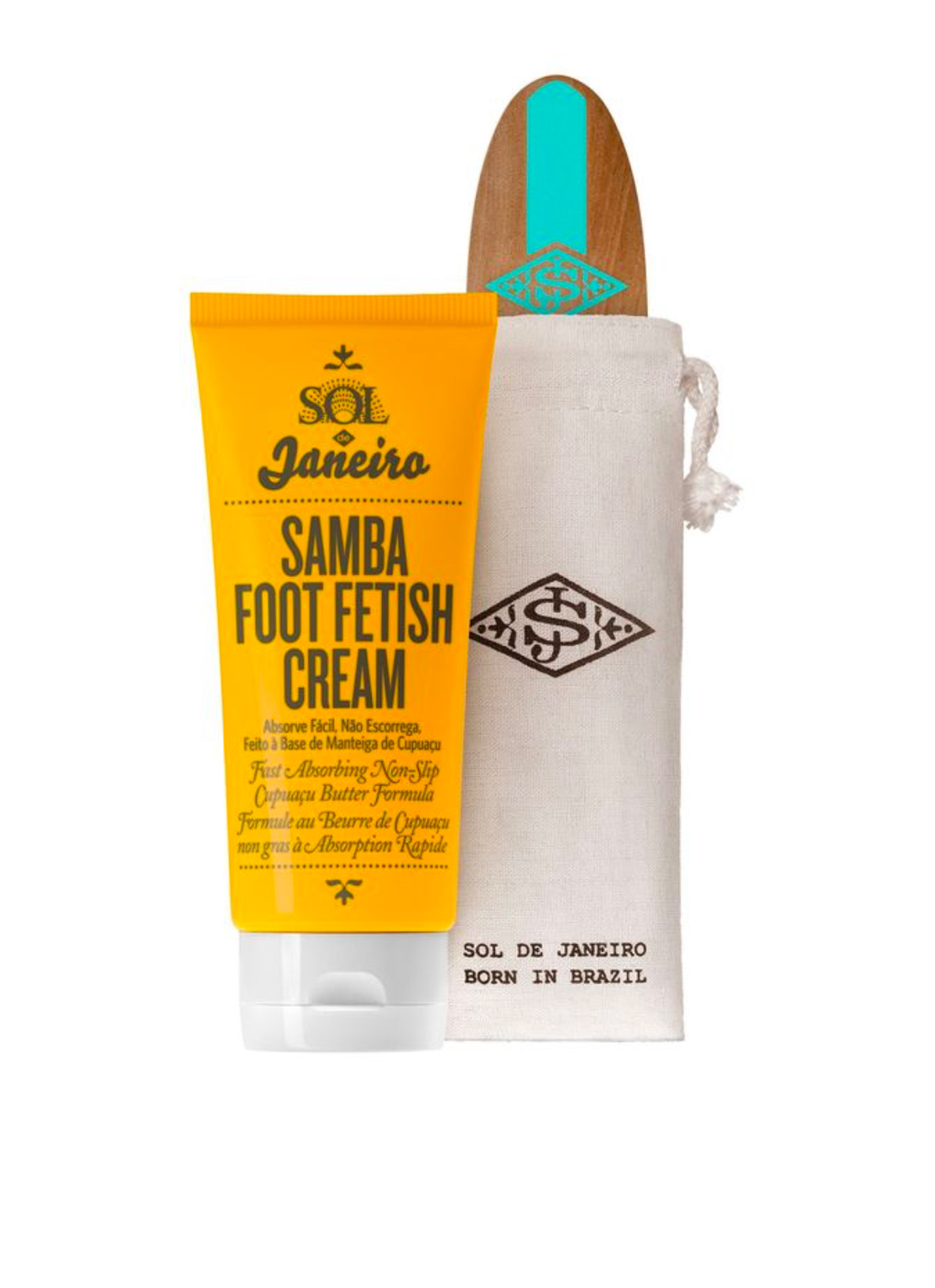 Sol de Janeiro Samba Foot Fetish Care - Крем для ног с отшелушивающей пилкой